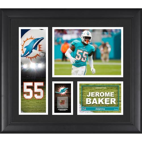 Jerome Baker Miami Dolphins Gerahmte 15