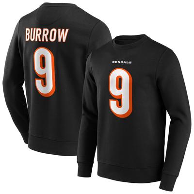 Cincinnati Bengals Home Name & Number Crew Sweatshirt - Joe Burrow - Herren Image