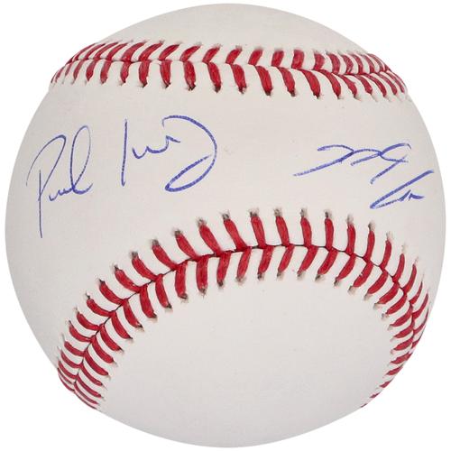 Signierter Baseball von Nolan Arenado und Paul Goldschmidt von den St. Louis Cardinals