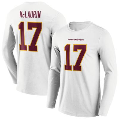 Washington Commanders Road Name und Nummer Langarm-T-Shirt - Terry McLaurin - Herren Image