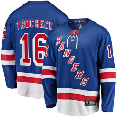 Herren – Vincent Trocheck – Blaues New York Rangers-Heimtrikot für Breakaway-Spieler – Fanatics Image