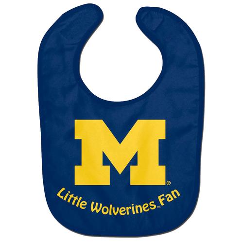 WinCraft Michigan Wolverines Lil Fan All Pro Baby-Lätzchen für Kleinkinder