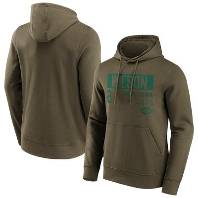 New York Jets Fashion Name & Number Hoodie - Zach Wilson - Herren Image