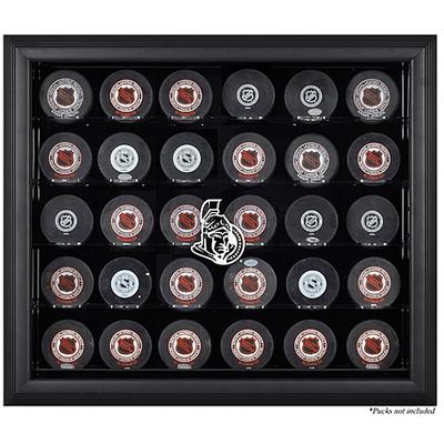 Schwarze Vitrine für 30 Pucks der Ottawa Senators Image
