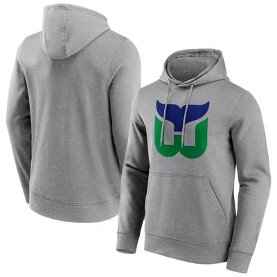 Hartford Whalers Fanatics Branded True Classics Vintage Graphic Hoodie - Sportgrau - Herren Image