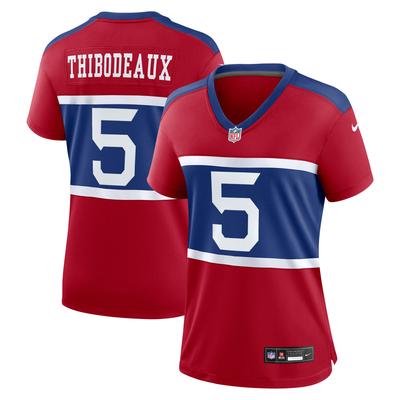 New York Giants Nike Game Sekundär Throwback Ausweichtrikot - Rot - Kayvon Thibodeaux - Damen Image