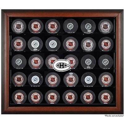 Braune Vitrine für 30 Pucks der Montreal Canadiens Image