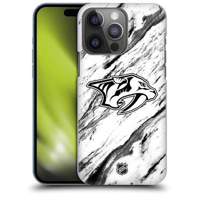 Nashville Predators NHL Marble Pattern Grafik Phone Case - iPhone Image