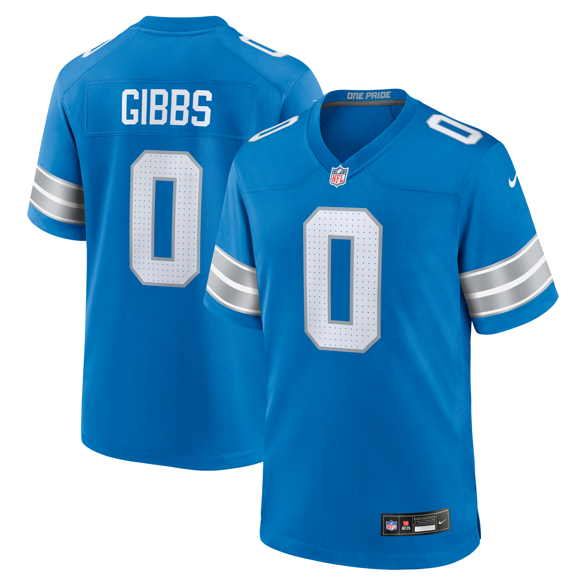 "Detroit Lions Nike Game Heimtrikot - Blau - Jahmyr Gibbs - Herren" Image