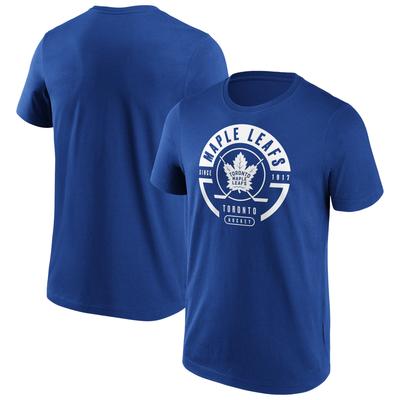 Toronto Maple Leafs Fanatics Branded Block Party T-Shirt - Royal - Herren Image