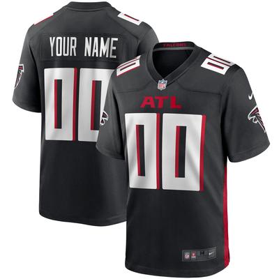 Atlanta Falcons Nike Game Heimtrikot – Schwarz – Personalisiert – Herren Image