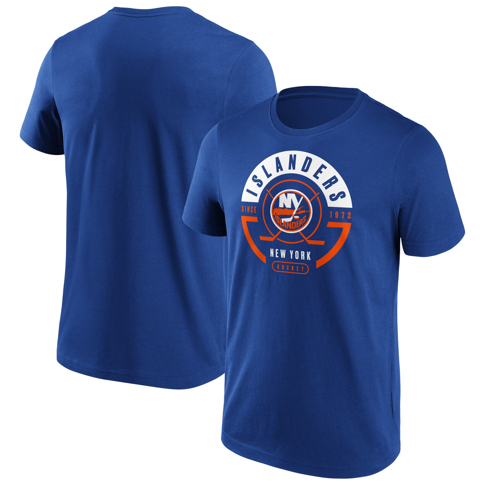 New York Islanders Fanatics Branded Block Party T-Shirt - Royal - Herren Image