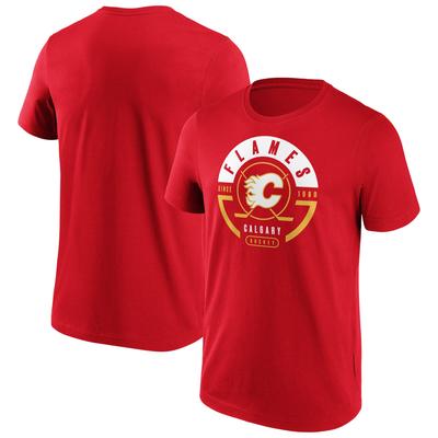 Calgary Flames Fanatics Branded Block Party T-Shirt - Rot - Herren Image