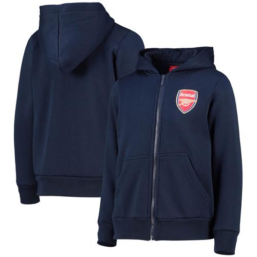 Arsenal Full Zip Hoodie - Marineblau - Kinder