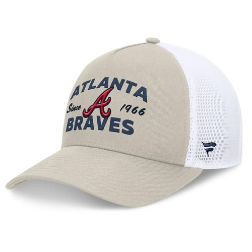 Atlanta Braves Structured Curve Frame Verstellbarer Snapback