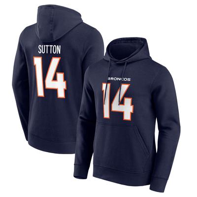Denver Broncos Name und Nummer Grafik Hoodie - Courtland Sutton 14 - Herren Image