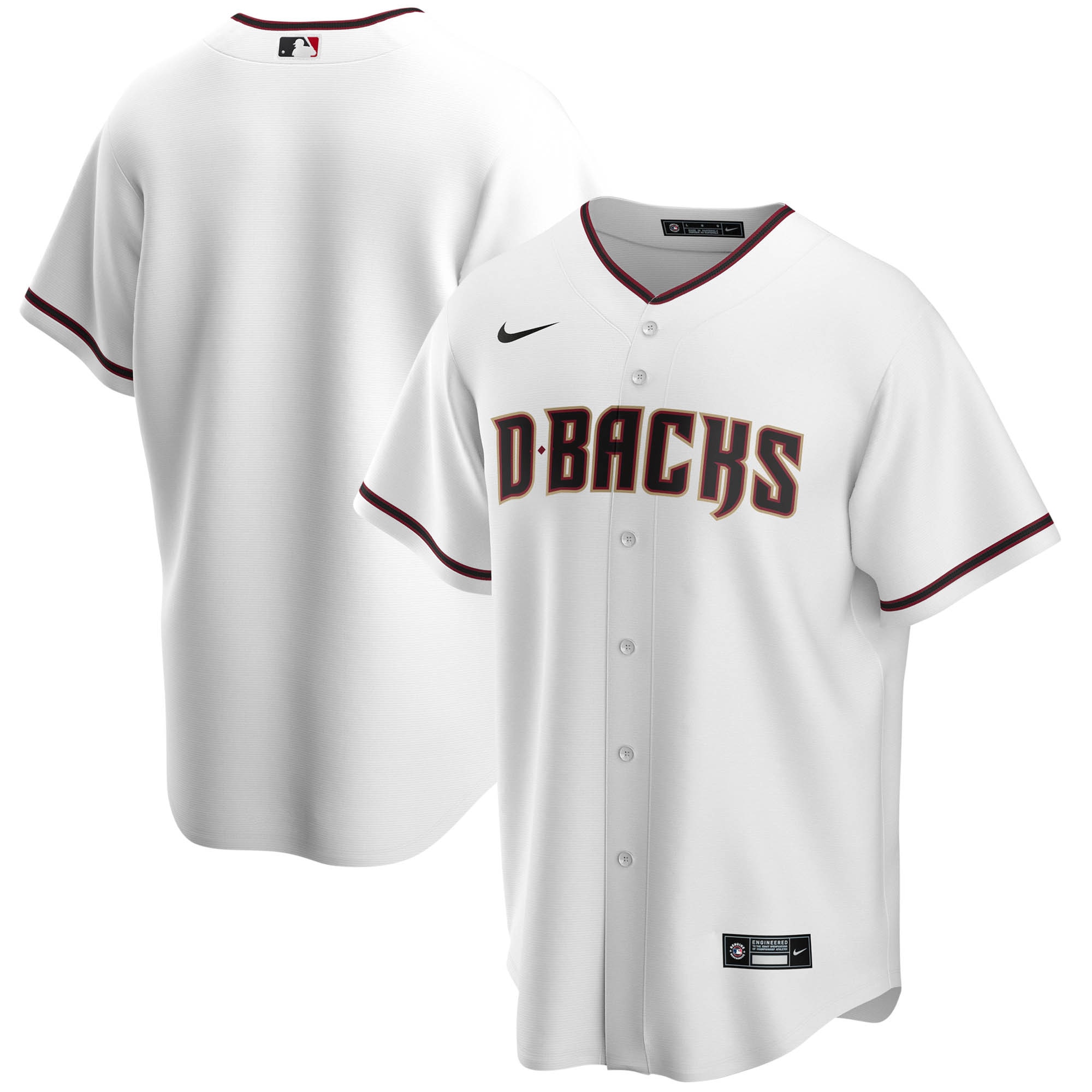 Arizona Diamondbacks Nike Offizielles Replica-Heimtrikot – Herren Image