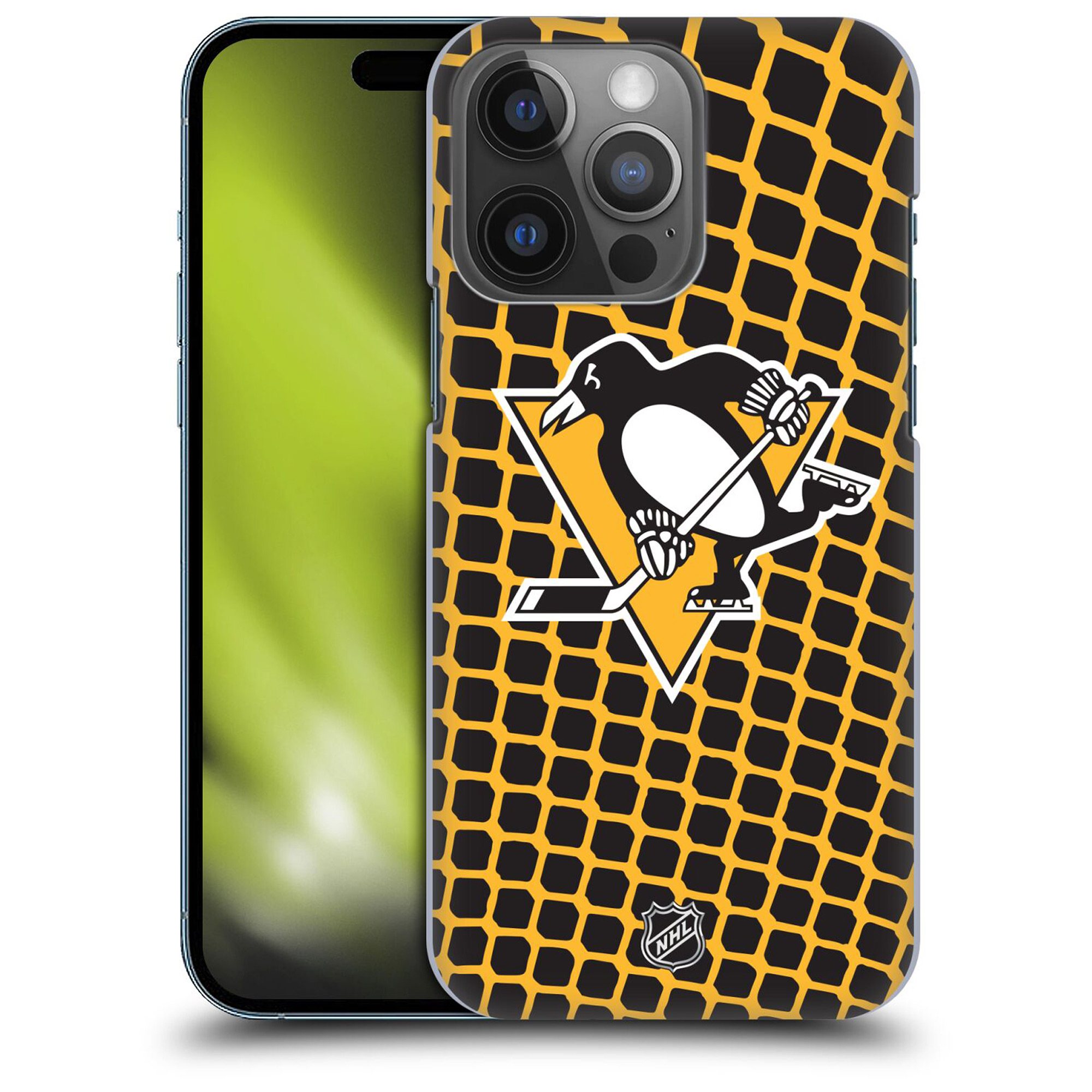 Pittsburgh Penguins NHL Net Pattern Grafik Phone Case - iPhone Image
