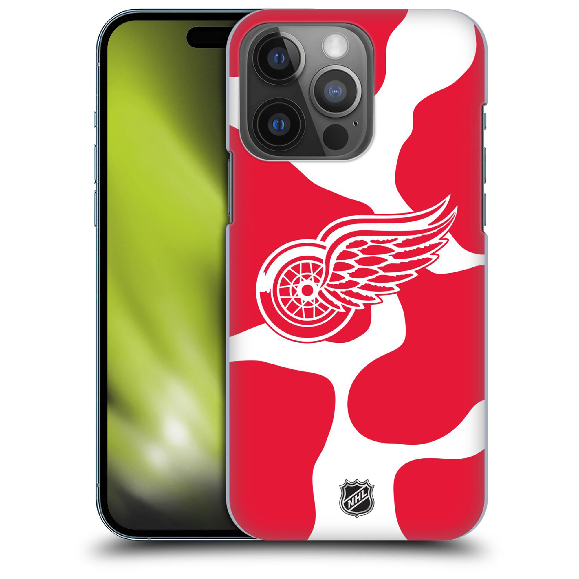 Detroit Red Wings NHL Cow Pattern Grafik Phone Case - iPhone Image