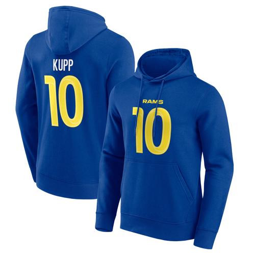 Los Angeles Rams Name und Nummer Grafik Hoodie - Cooper Kupp 10 - Herren