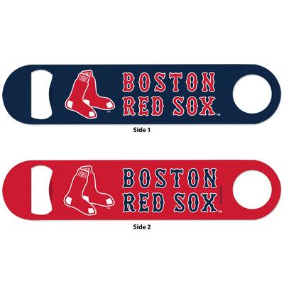 Boston Red Sox 2-seitiger Flaschenöffner aus Metall Image