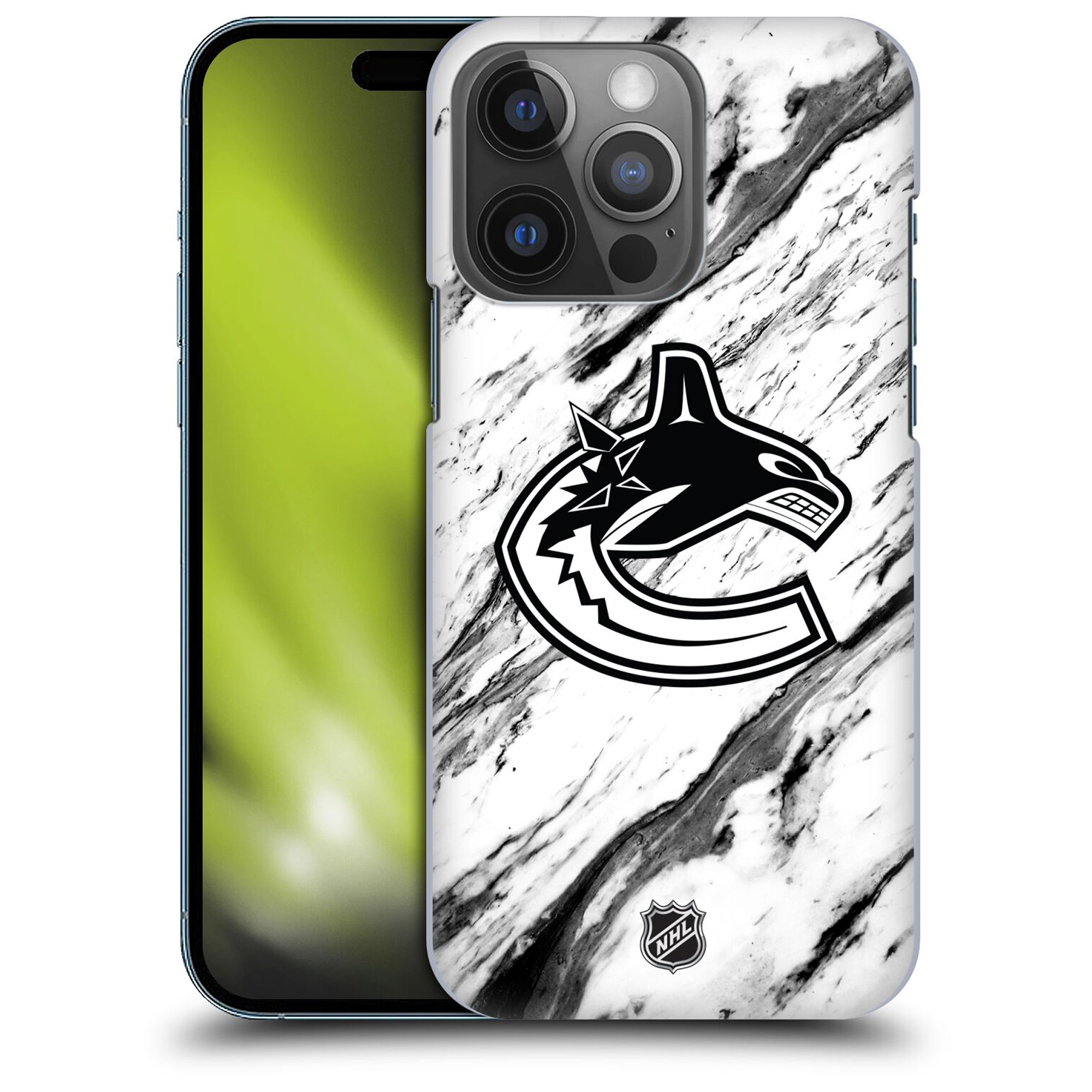 Vancouver Canucks NHL Marble Pattern Grafik Phone Case - iPhone Image