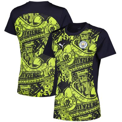 Manchester City PUMA Pre Match Oberteil - Gelb - Damen Image