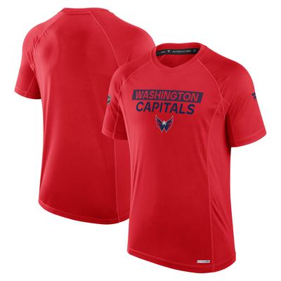 Washington Capitals Authentic Pro Rink Tech Kurzarm-T-Shirt – Herren Image