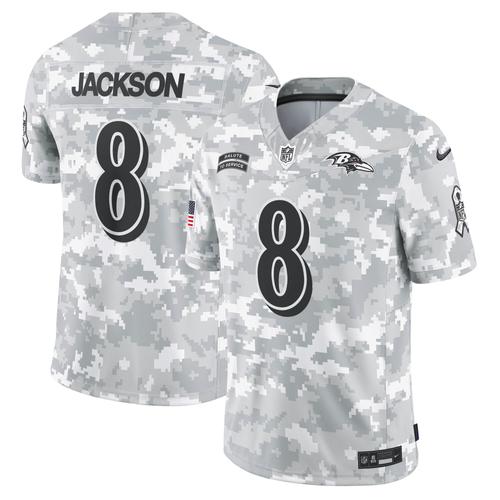 Baltimore Ravens Nike 2024 Salute to Service Trikot - Lamar Jackson - Herren