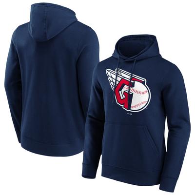 Cleveland Guardians Iconic Primary Colour Logo Graphic Hoodie - Mens Image