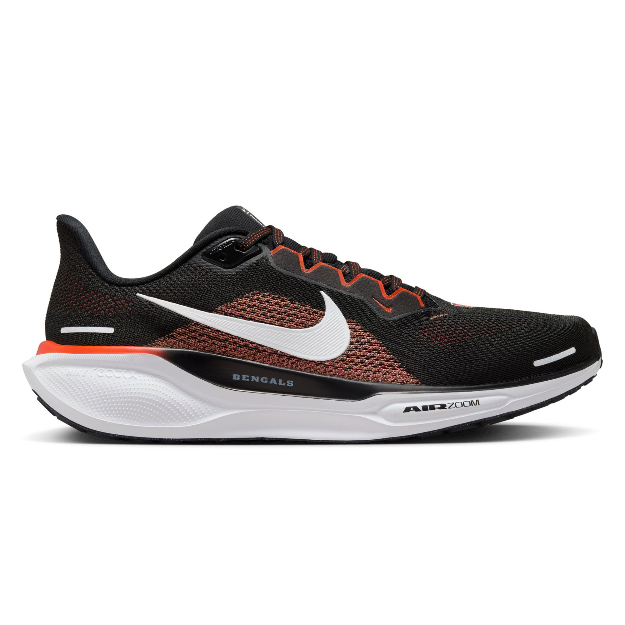 Unisex Nike Schwarz Cincinnati Bengals Zoom Pegasus 41 Laufschuhe Image