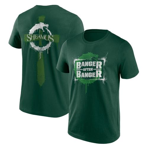 WWE Sheamus Banger After Banger T-Shirt – Dunkelgrün – Herren