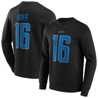 Detroit Lions Crew-Sweatshirt mit alternativem Namen und Nummer - Jared Goff - Herren Image