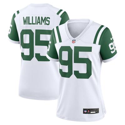 New York Jets Nike Classic Ausweichtrikot - Weiß - Quinnen Williams - Damen Image