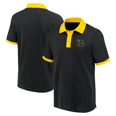 Derby County Heritage Polo – Schwarz – Herren Image