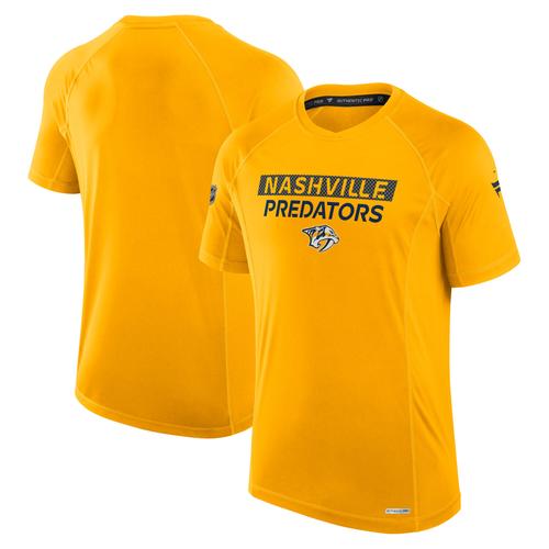 Nashville Predators Authentic Pro Rink Tech Kurzarm-T-Shirt – Herren