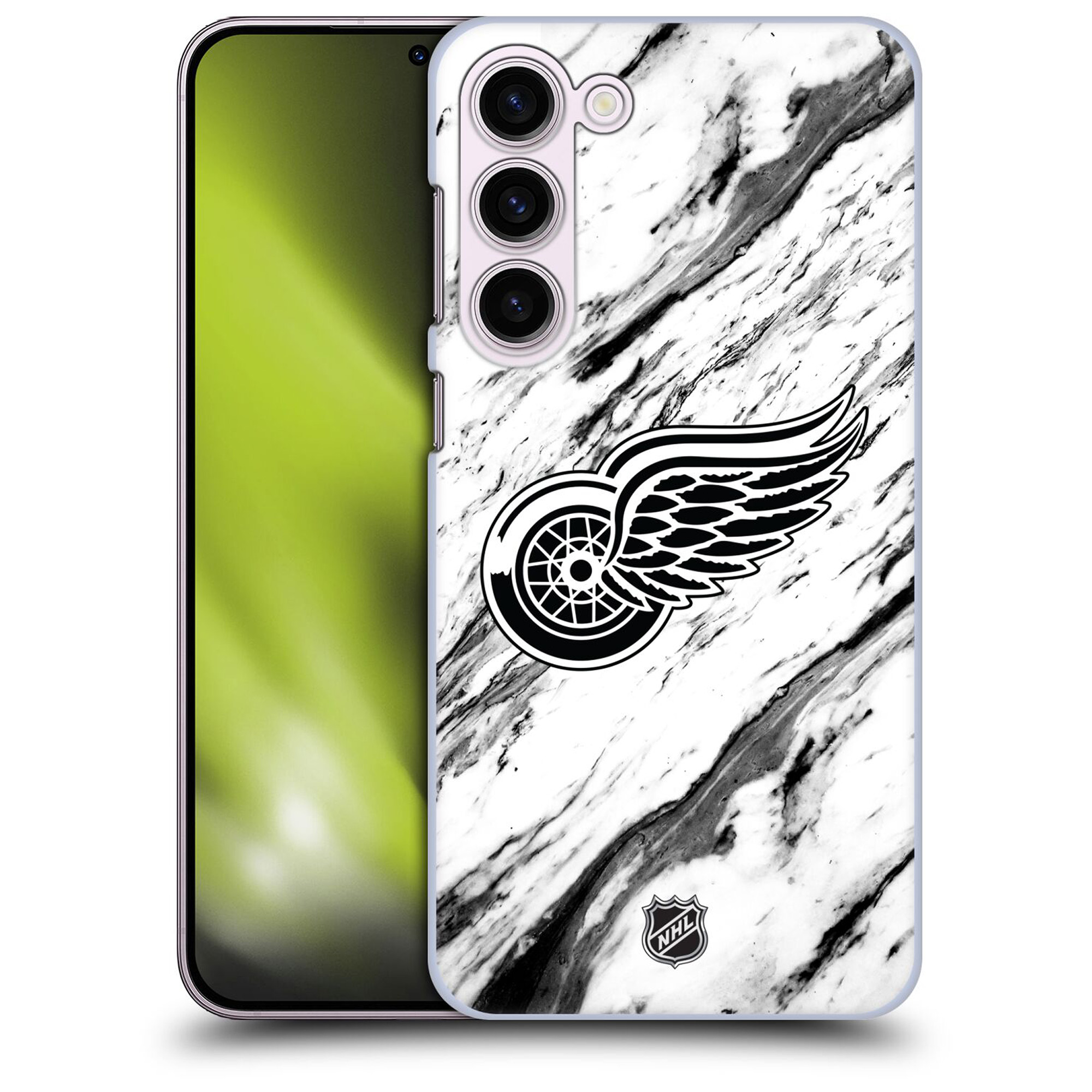 Detroit Red Wings NHL Marble Pattern Grafik Phone Case - Samsung Image