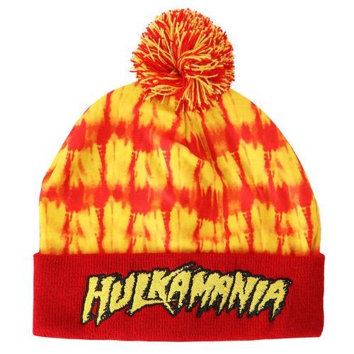 Rot/gelbe Hulk Hogan Hulkamania Strickmütze