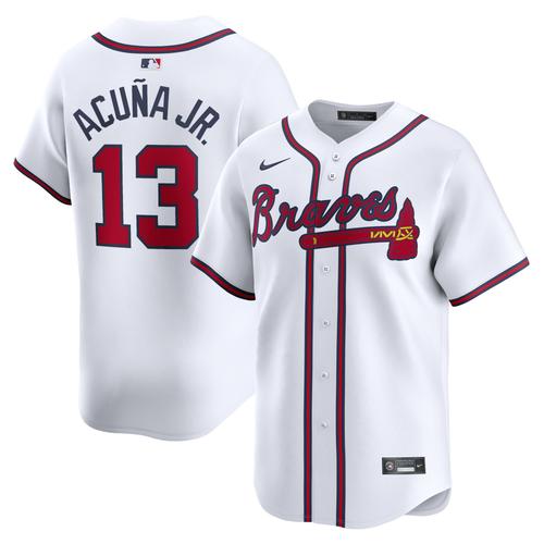 Atlanta Braves Nike MLB Limited Heimtrikot – Weiß – Ronald Acuña Jr. – Herren