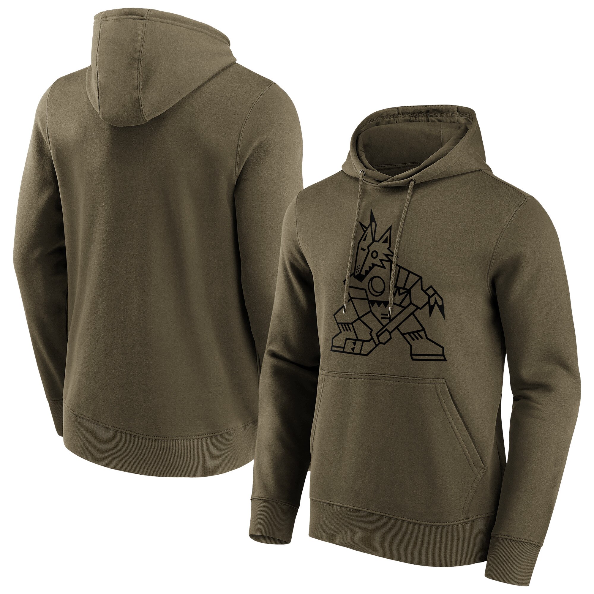 Arizona Coyotes Fanatics Branded Iconic Preferred Logo Grafik Hoodie Image