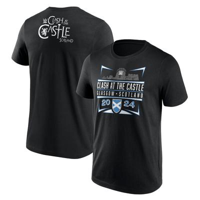 WWE Clash at the Castle Scotland T-Shirt - Schwarz - Herren Image