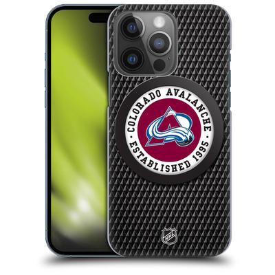 Colorado Avalanche NHL Puck Texture Grafik Phone Case - iPhone Image