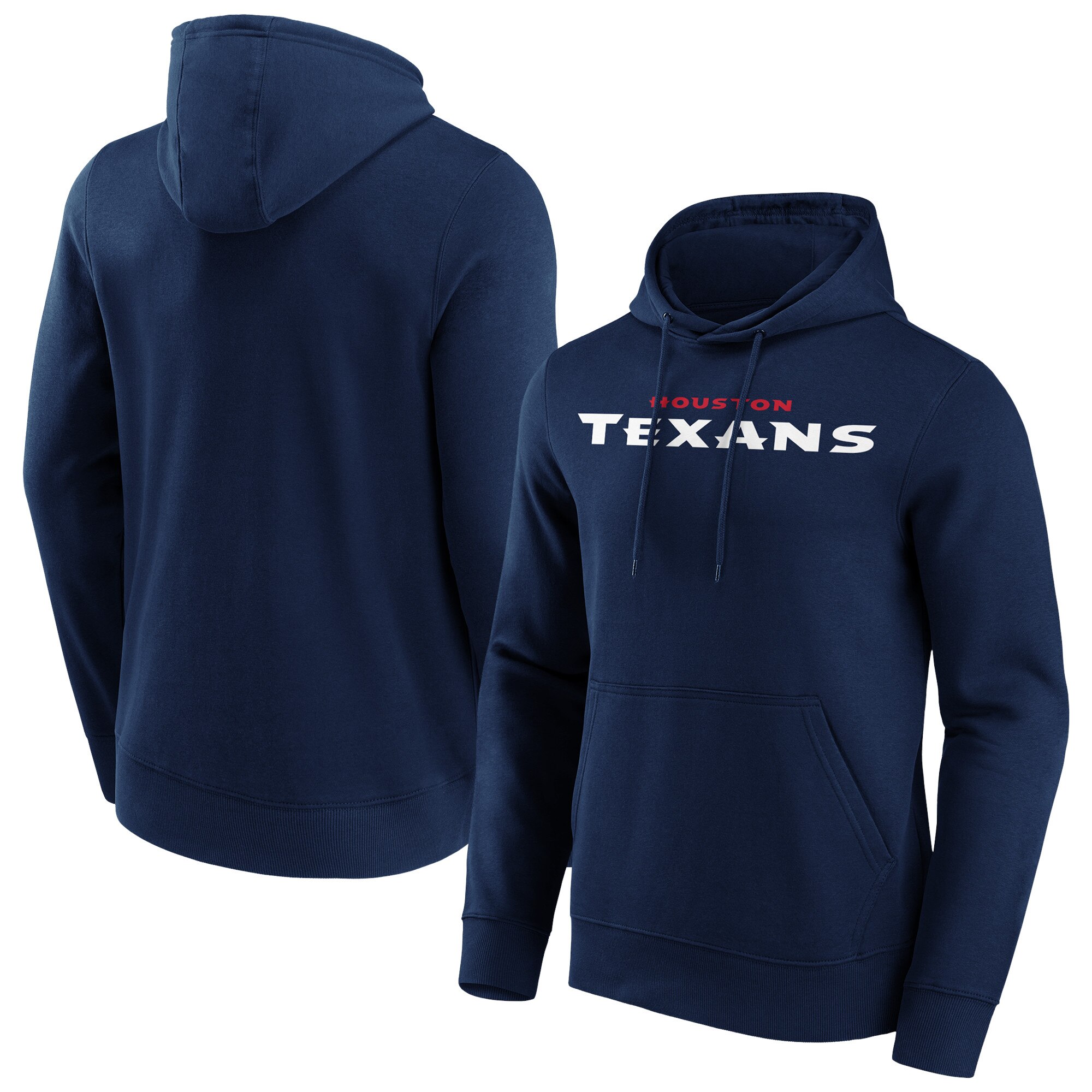 Houston Texans Primary Color Wordmark Hoodie - Herren - Groß & Tall Image