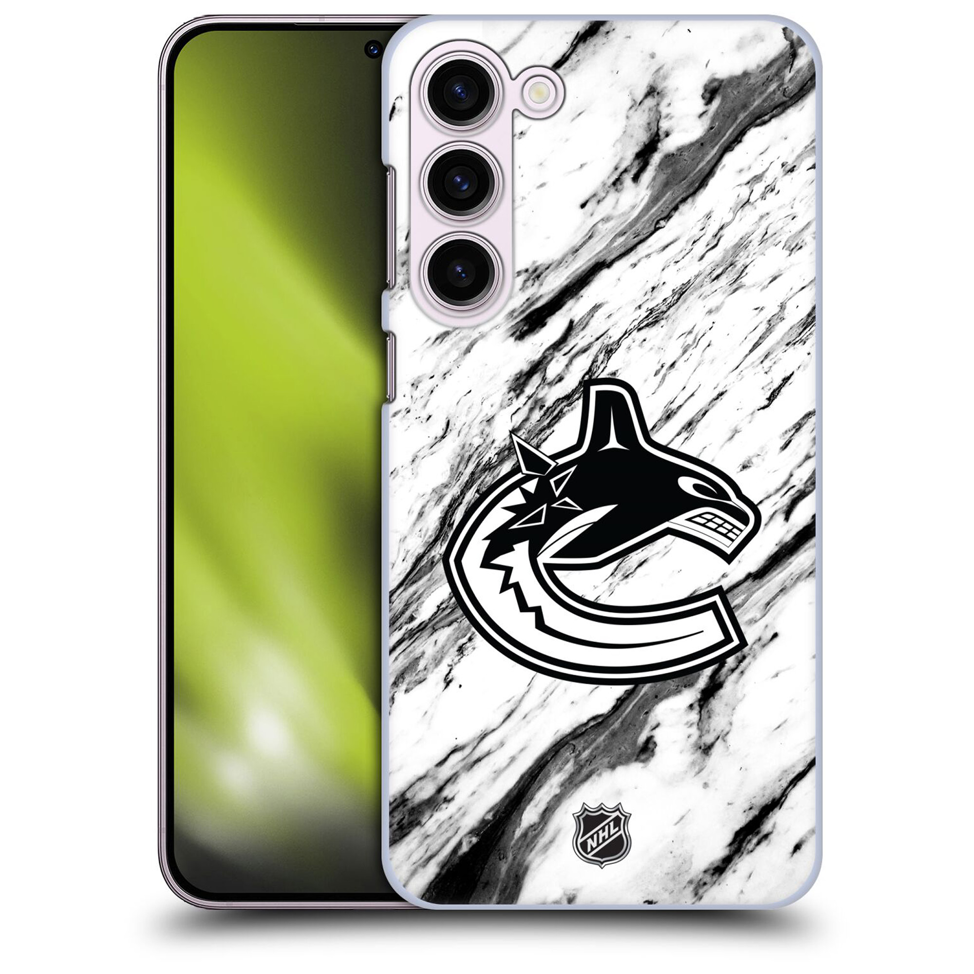 Vancouver Canucks NHL Marble Pattern Grafik Phone Case - Samsung Image