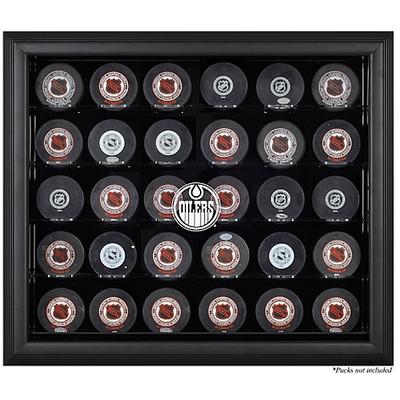 Schwarze Vitrine für 30 Pucks der Edmonton Oilers Image