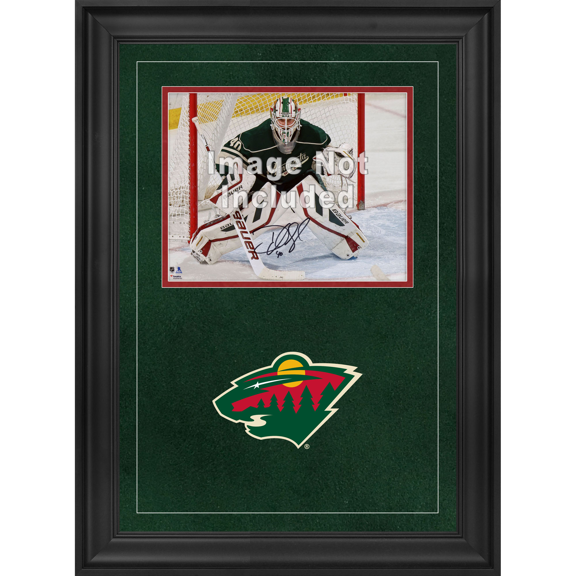 Minnesota Wild Deluxe-Fotorahmen im Querformat, 20,3 x 25,4 cm, mit Team-Logo Image