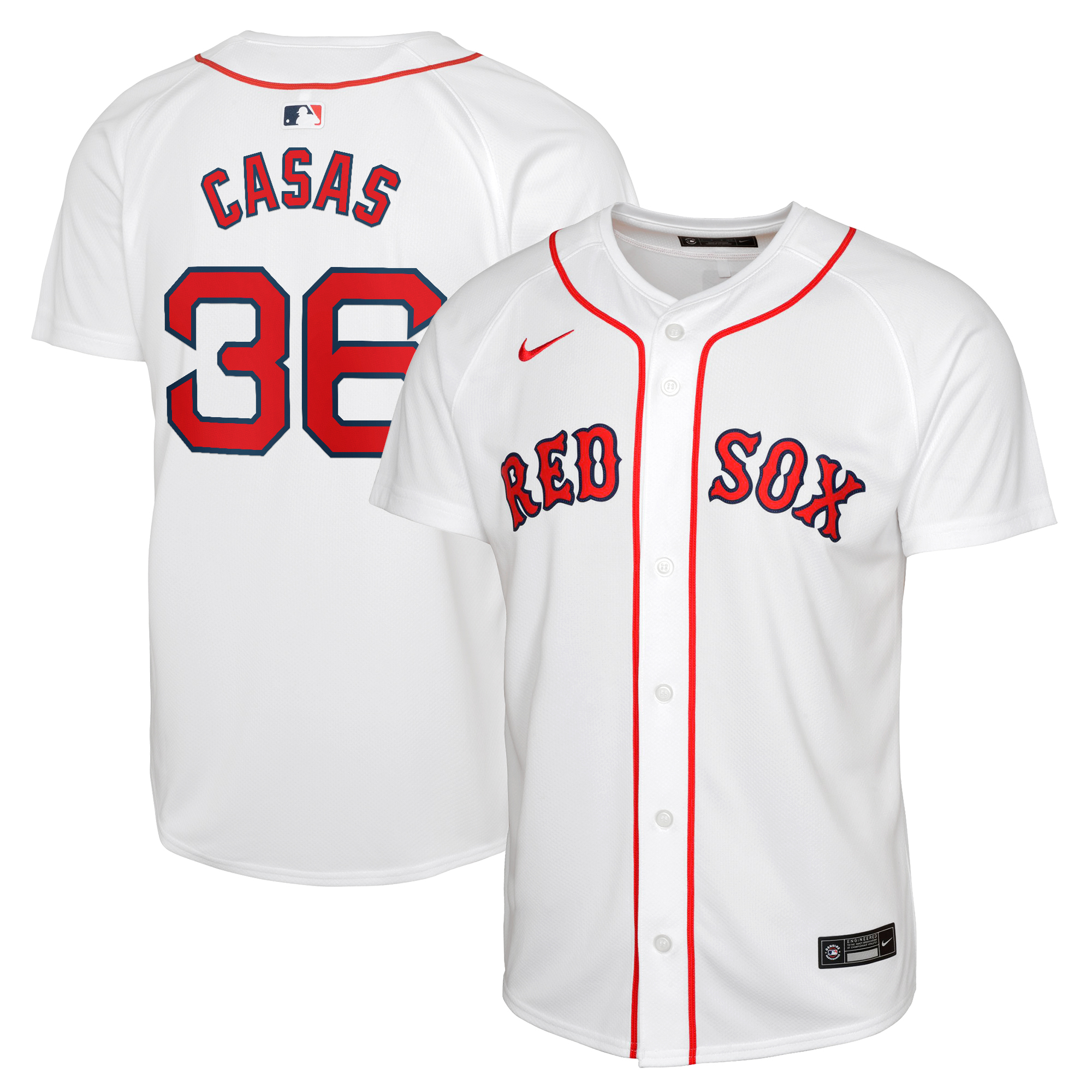 Boston Red Sox Nike Limited Heimtrikot – Weiß – Triston Casas – Jugend Image