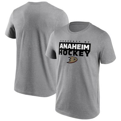 Anaheim Ducks Fanatics Branded Gain Ground T-Shirt - Sport Grau - Herren Image