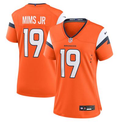 Denver Broncos Nike Game Heimtrikot - Orange - Marvin Mims Jr. - Damen Image