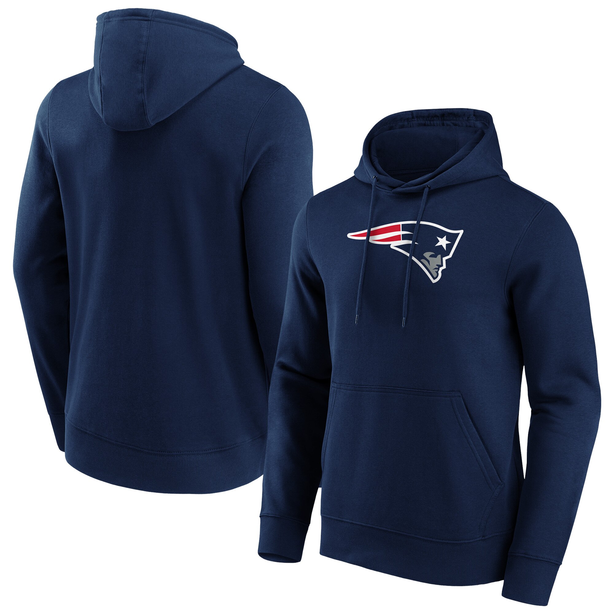 New England Patriots Primary Color Logo Hoodie - Herren - Groß & Tall Image